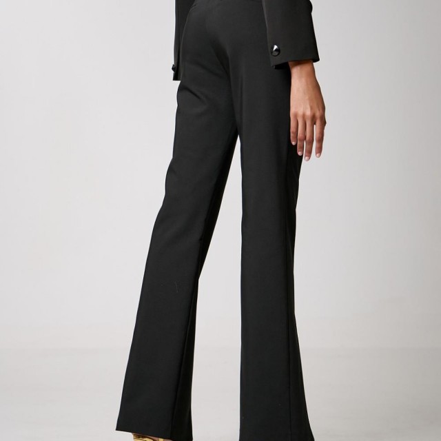 ACCESS / ZIPPED TROUSERS / BLACK