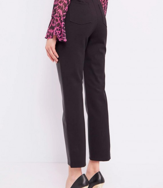 GAUDI / DOUBLE CROPPED TROUSERS / BLACK