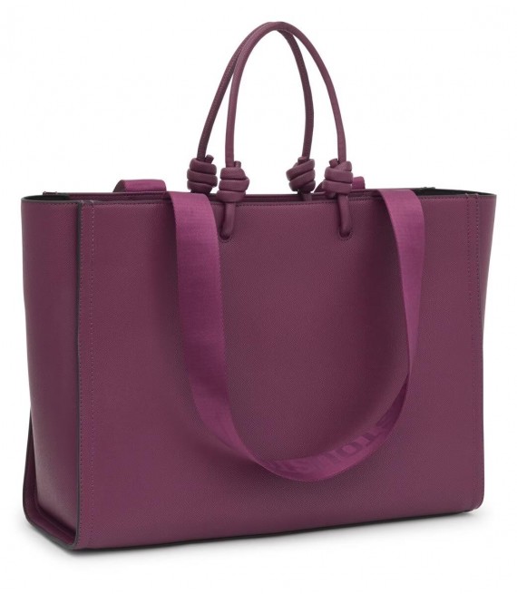 TOUS/Μεγάλη τσάντα για ψώνια TOUS La Rue New Amaya σε μπορντό χρώμα/2001935721