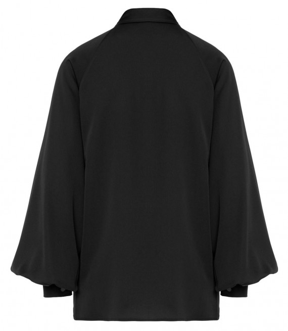 ACCESS / STRASS FRONT SHIRT / BLACK