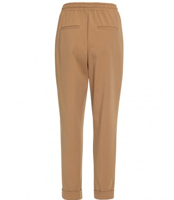 ACCESS / CASUAL CROP TROUSERS / CAMEL