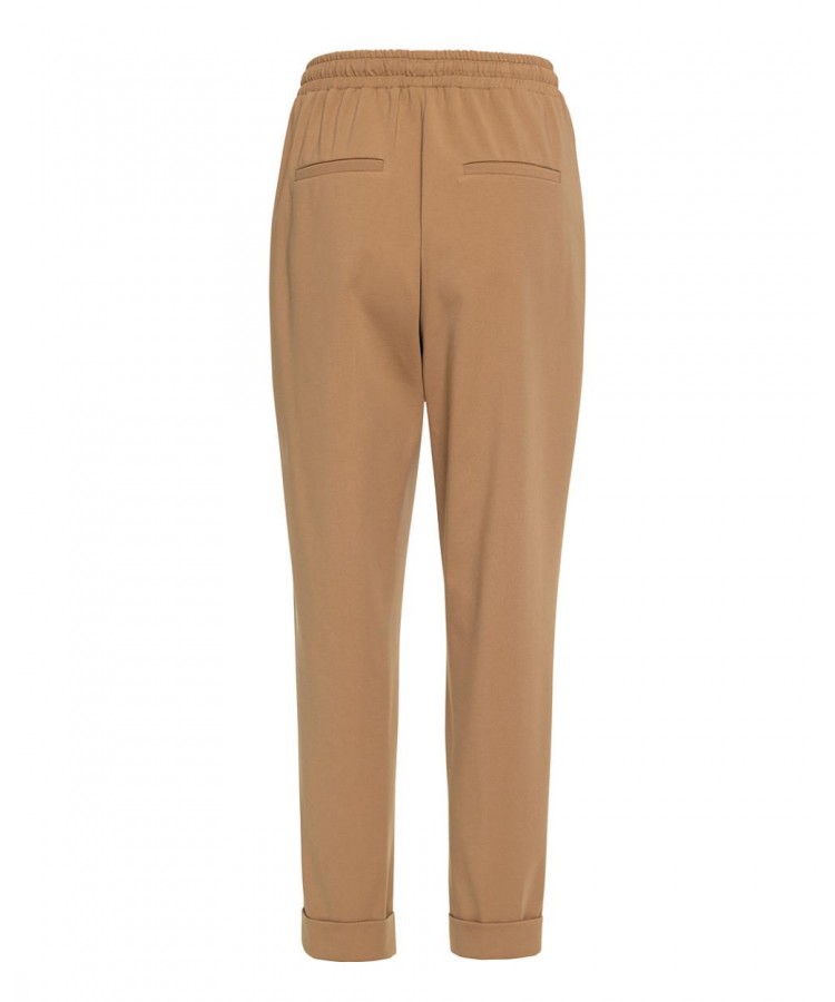 ACCESS / CASUAL CROP TROUSERS / CAMEL