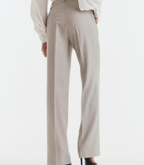 ACCESS / STRASS TROUSERS / GREY