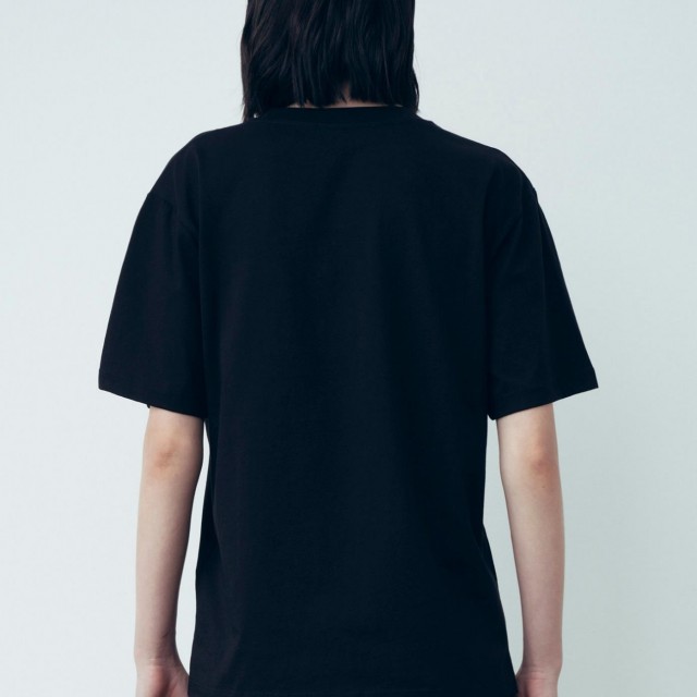 GAELLE / JERSEY T-SHIRT / BLACK