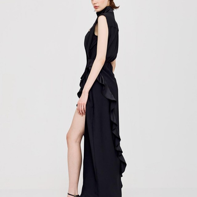 ACCESS / WRAP DRESS / BLACK