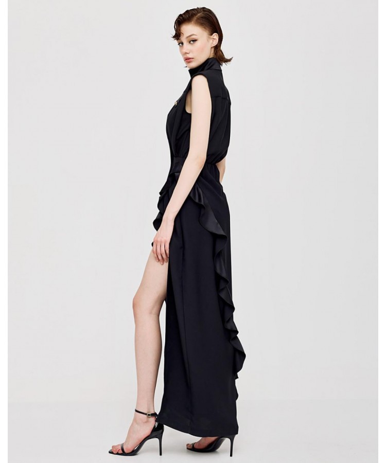 ACCESS / WRAP DRESS / BLACK