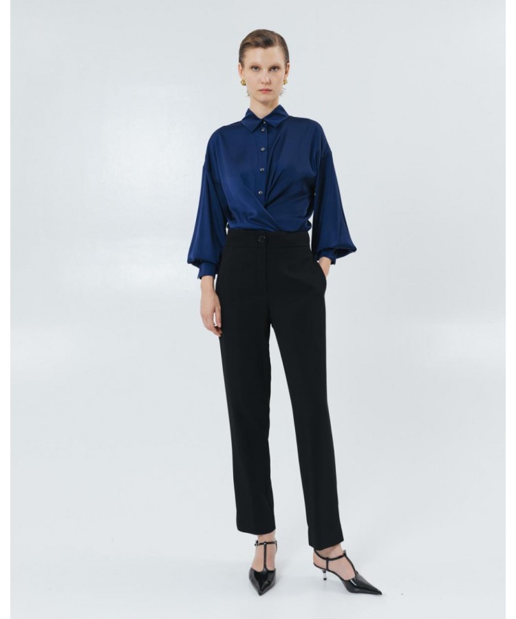 ACCESS / ELASTIC WAIST TROUSERS / BLACK / 5126-227