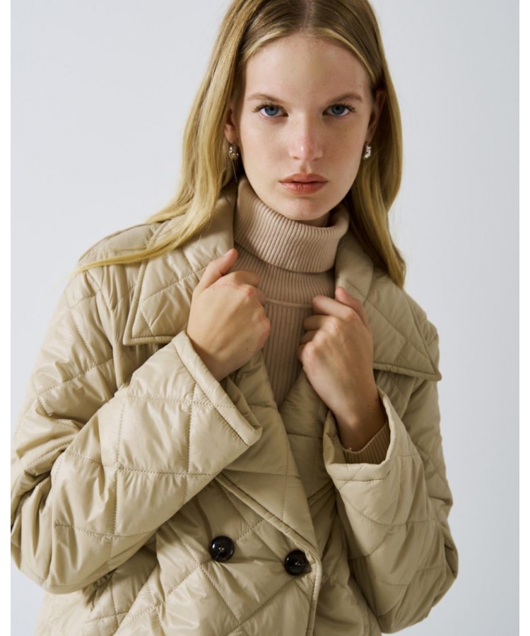 ACCESS / QUILTED SHORT JACKET / VANILLA / 1036-112