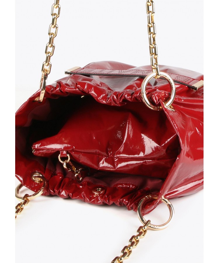 LOLA CASADEMUNT/ SHINY TOTE BAG RED / MF2404001