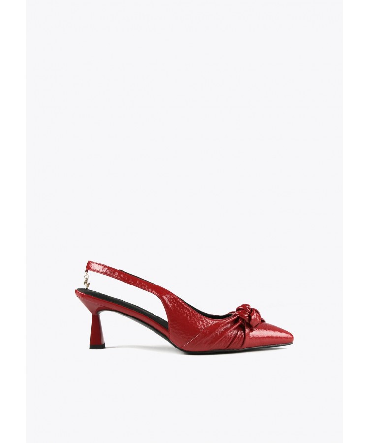 LOLA CASADEMUNT/ SLINGBACK STILETTO SHOES RED /MF2405007