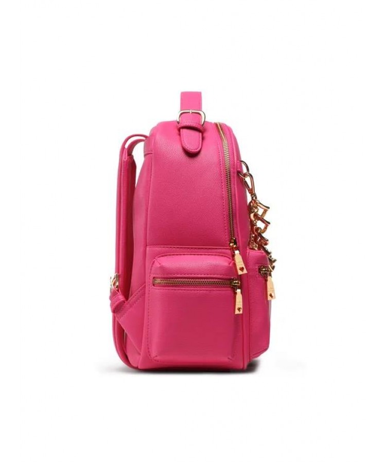 LOVE MOSCHINO/ Backpack με διακοσμητικές αφαιρούμενες αλυσίδες Ροζ/ JC4293PP0GKT0604