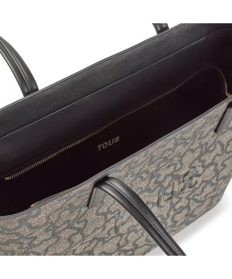 TOUS/ Μεγάλη τσάντα-καλάθι Kaos Icon σε μαύρο χρώμα/2002022051