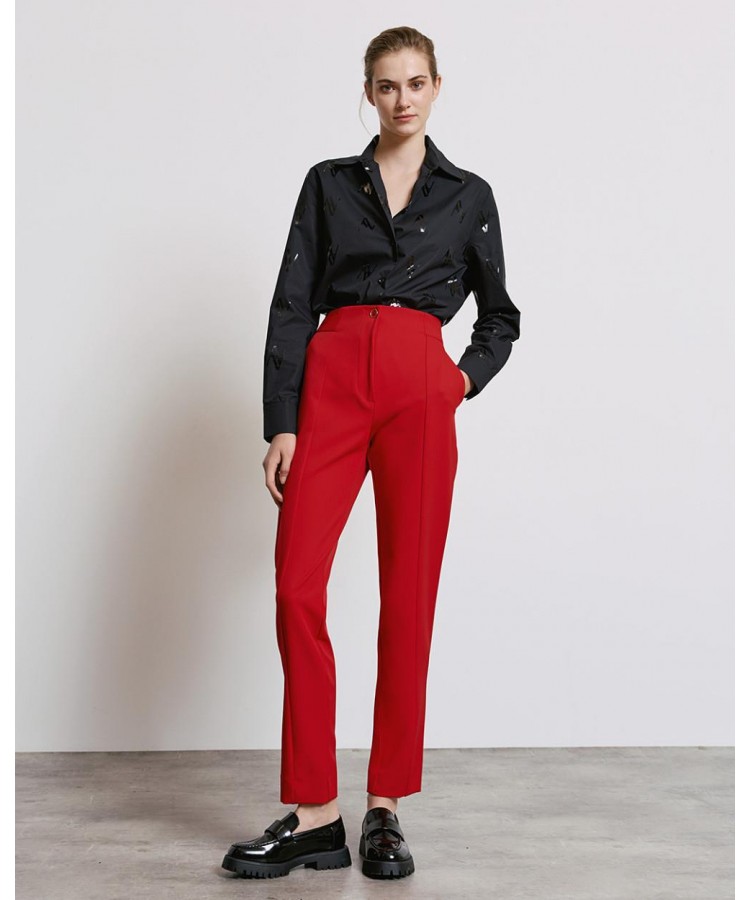 ACCESS / CIGARETTE TROUSERS / RED / 5116-468