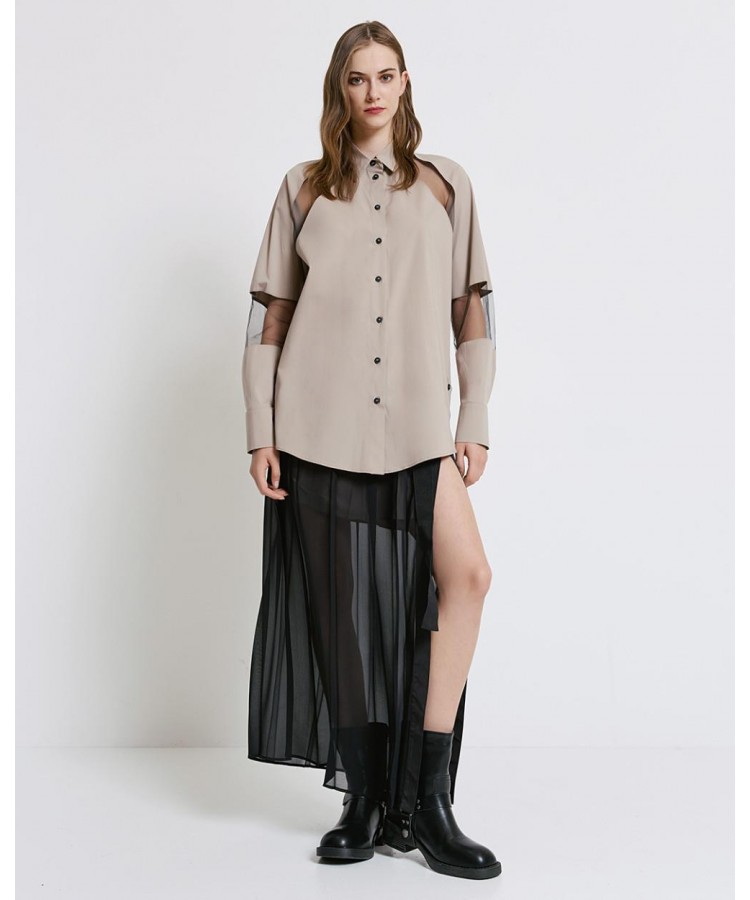 ACCESS / DESIGNERS CUT SHIRT / BEIGE / 7039-739