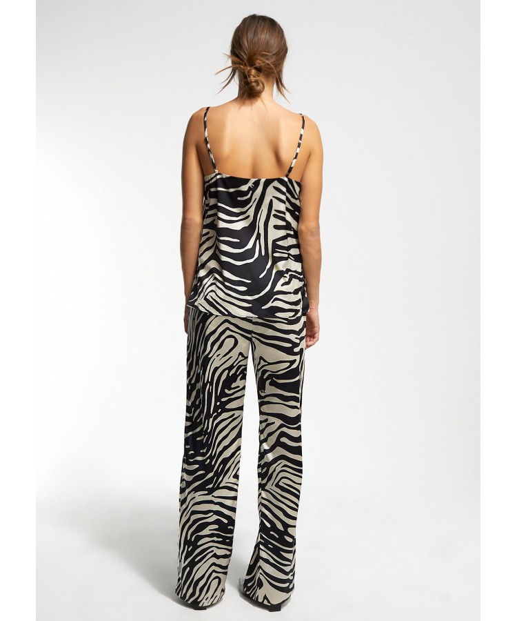 LOLA CASADEMUNT/ ANIMAL PRINT TOP /  LF2415040