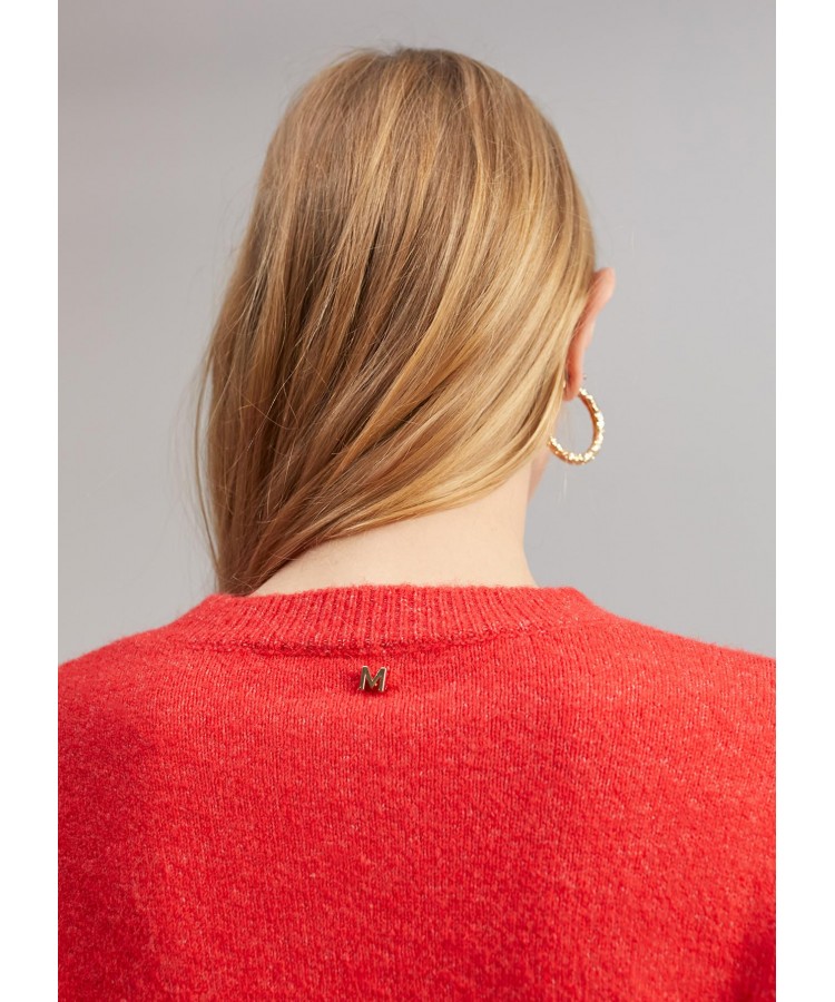 LOLA CASADEMUNT/SWEATER WITH CRYSTAL DETAILS /MF2411012